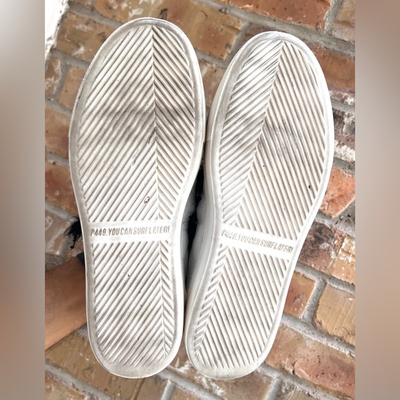 P448 Thea Platform Leather Sneakers - Turan - Sz EU 39 / US 8.5 - Picture 10 of 14